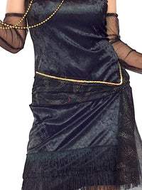 SPEAKEASY FLAPPER DRESS, ADULT - STD - Side