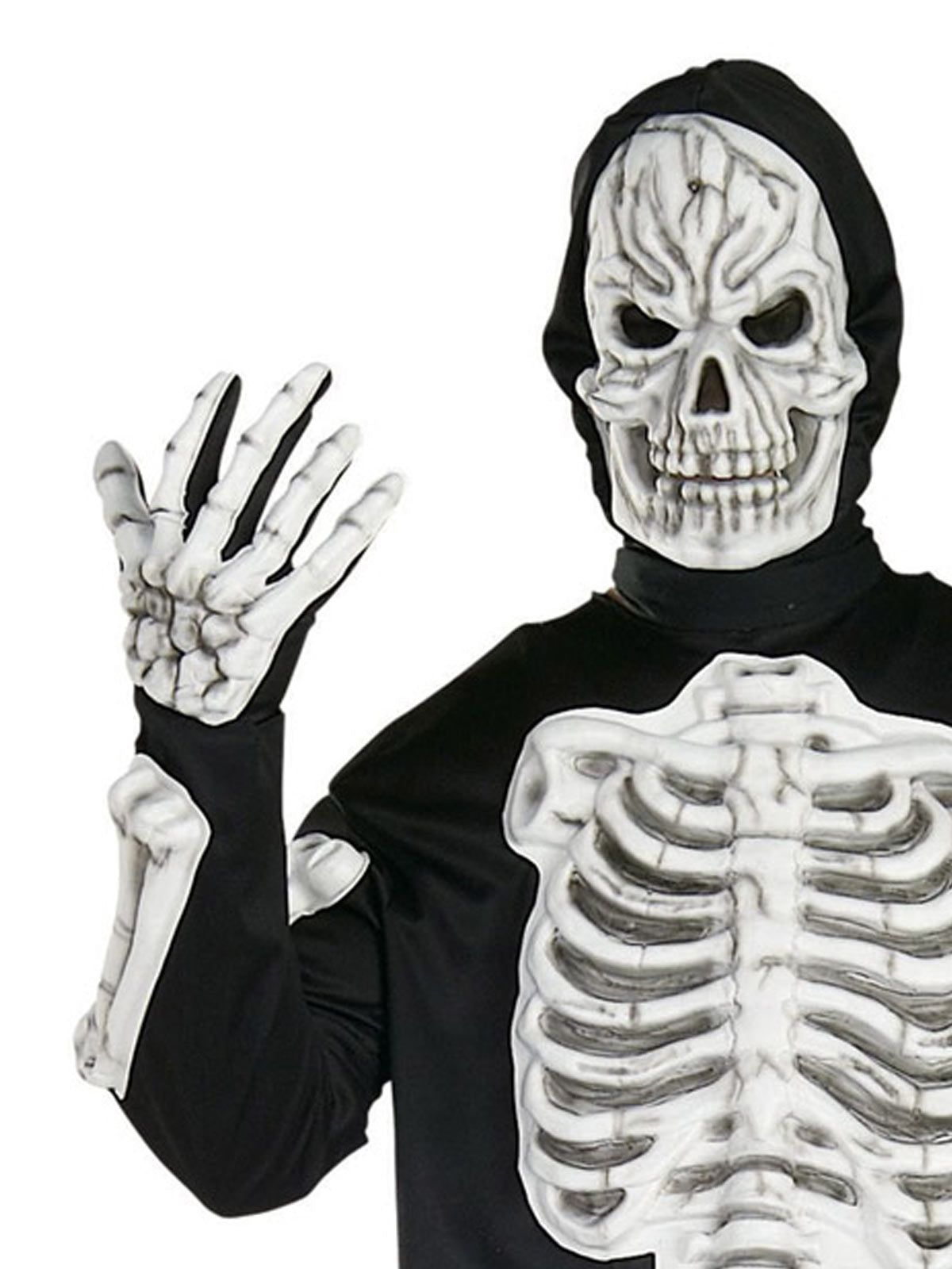SKELETON EVA COSTUME, ADULT - Back