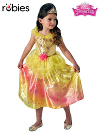 BELLE RAINBOW DELUXE COSTUME, CHILD - Back