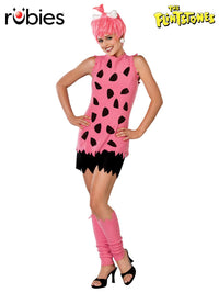 PEBBLES THE FLINTSTONES DELUXE COSTUME, ADULT - Front