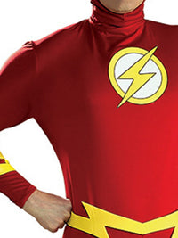 THE FLASH COSTUME, ADULT - Side