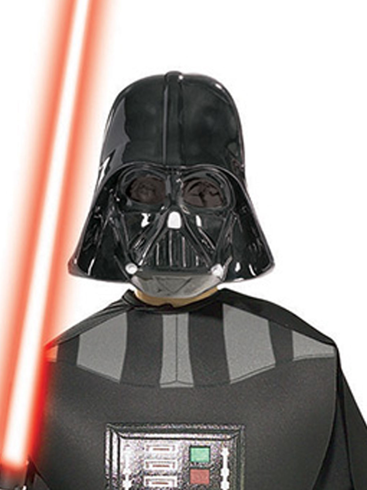 DARTH VADER COSTUME TOP, MASK &amp; LIGHTSABER SET - CHILD - 3 Plus - Back