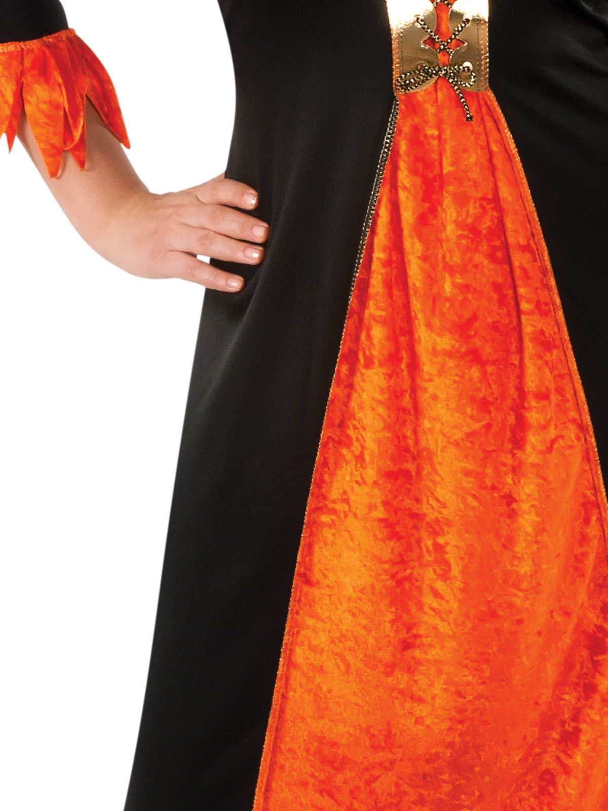 GOTHIC WITCH DELUXE COSTUME, ADULT - PLUS - Side