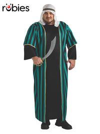 ARAB SHEIK COSTUME, PLUS - PLUS - Front