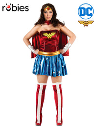 WONDER WOMAN COSTUME, PLUS - PLUS - Front