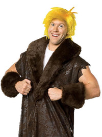 BARNEY RUBBLE PLUS COSTUME, ADULT - PLUS - Back
