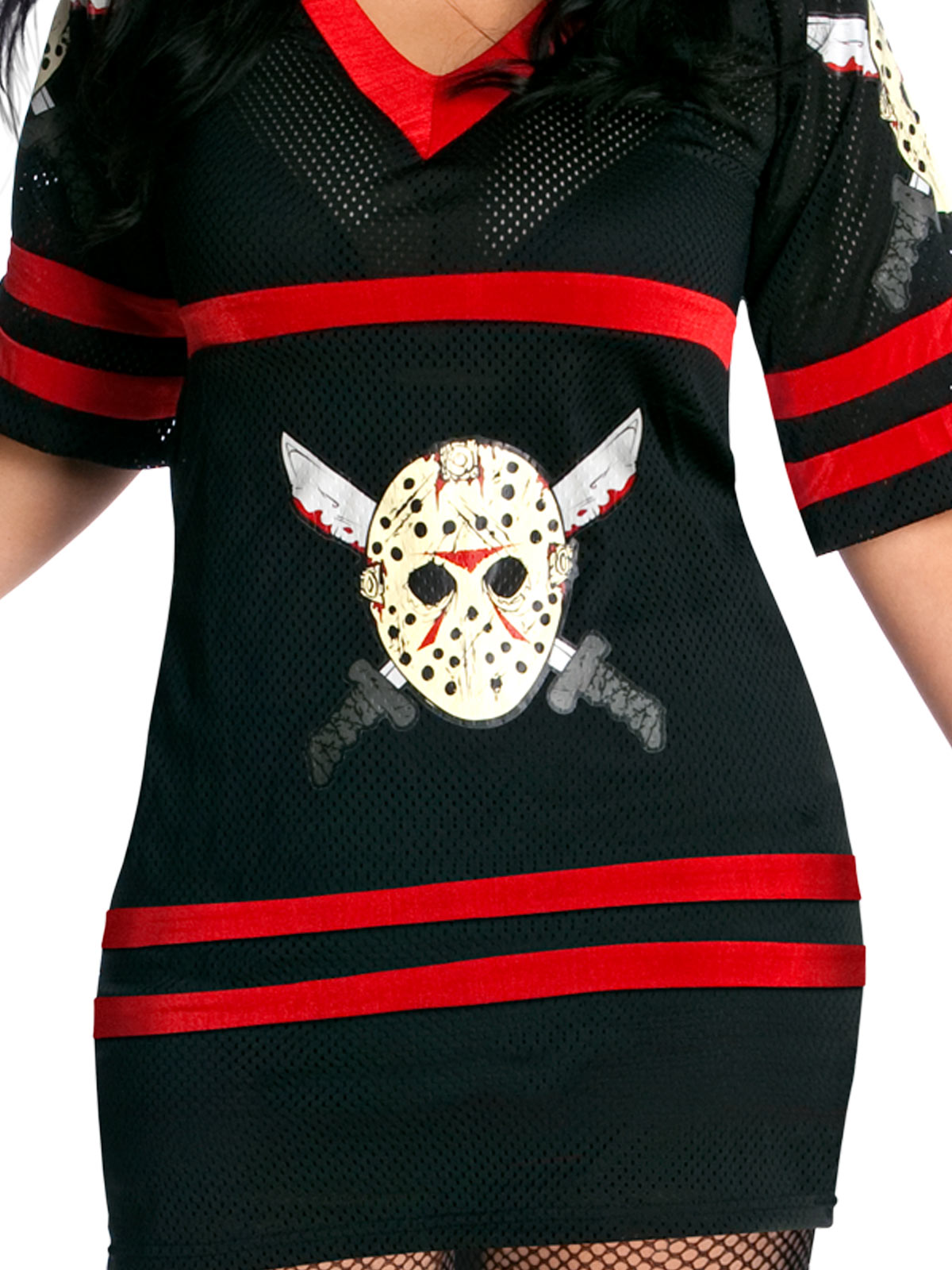 JASON VOORHEES SEXY COSTUME, PLUS - PLUS - Back
