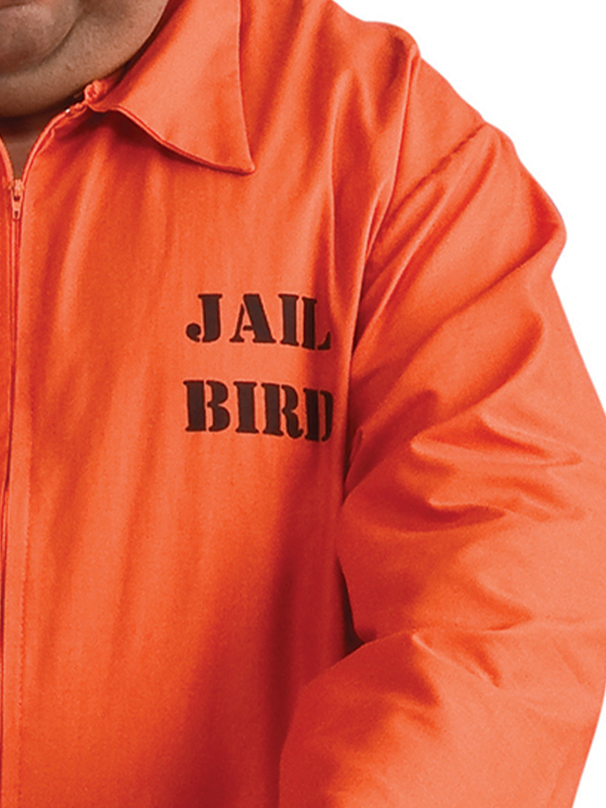 PRISONER PLUS SIZED COSTUME, ADULT - PLUS - Back