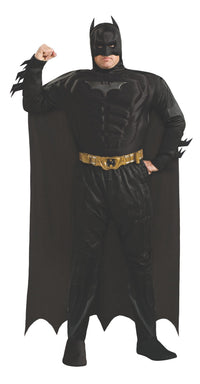 BATMAN DELUXE COSTUME, ADULT - PLUS - Front