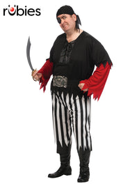 PIRATE GUY COSTUME, ADULT - STD - Front
