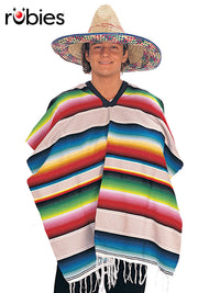 MEXICAN PONCHO, ADULT - STD - Front