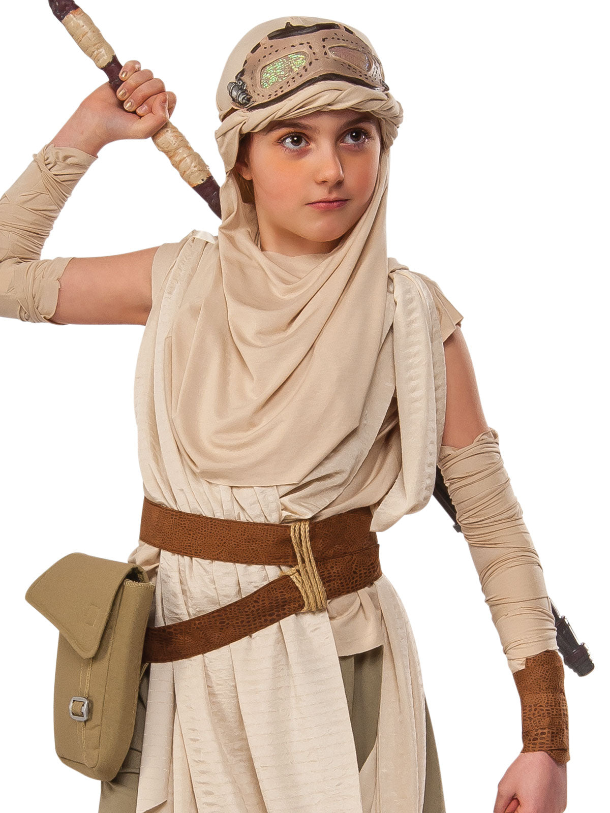 REY PREMIUM DELUXE COSTUME, CHILD - Back