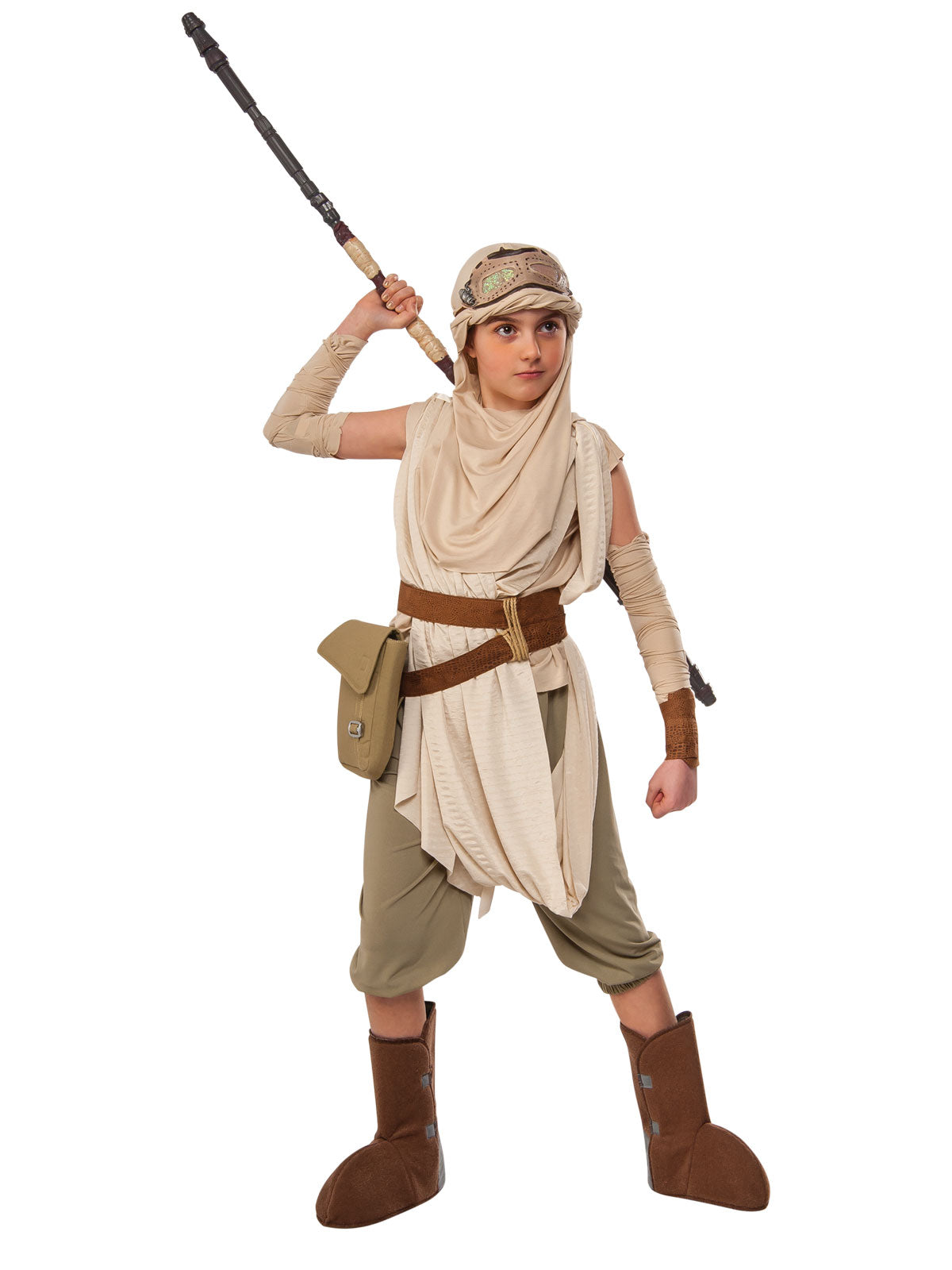 REY PREMIUM DELUXE COSTUME, CHILD - Side
