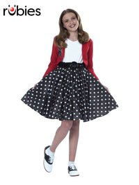 POLKA DOT ROCKER COSTUME, CHILD - Front