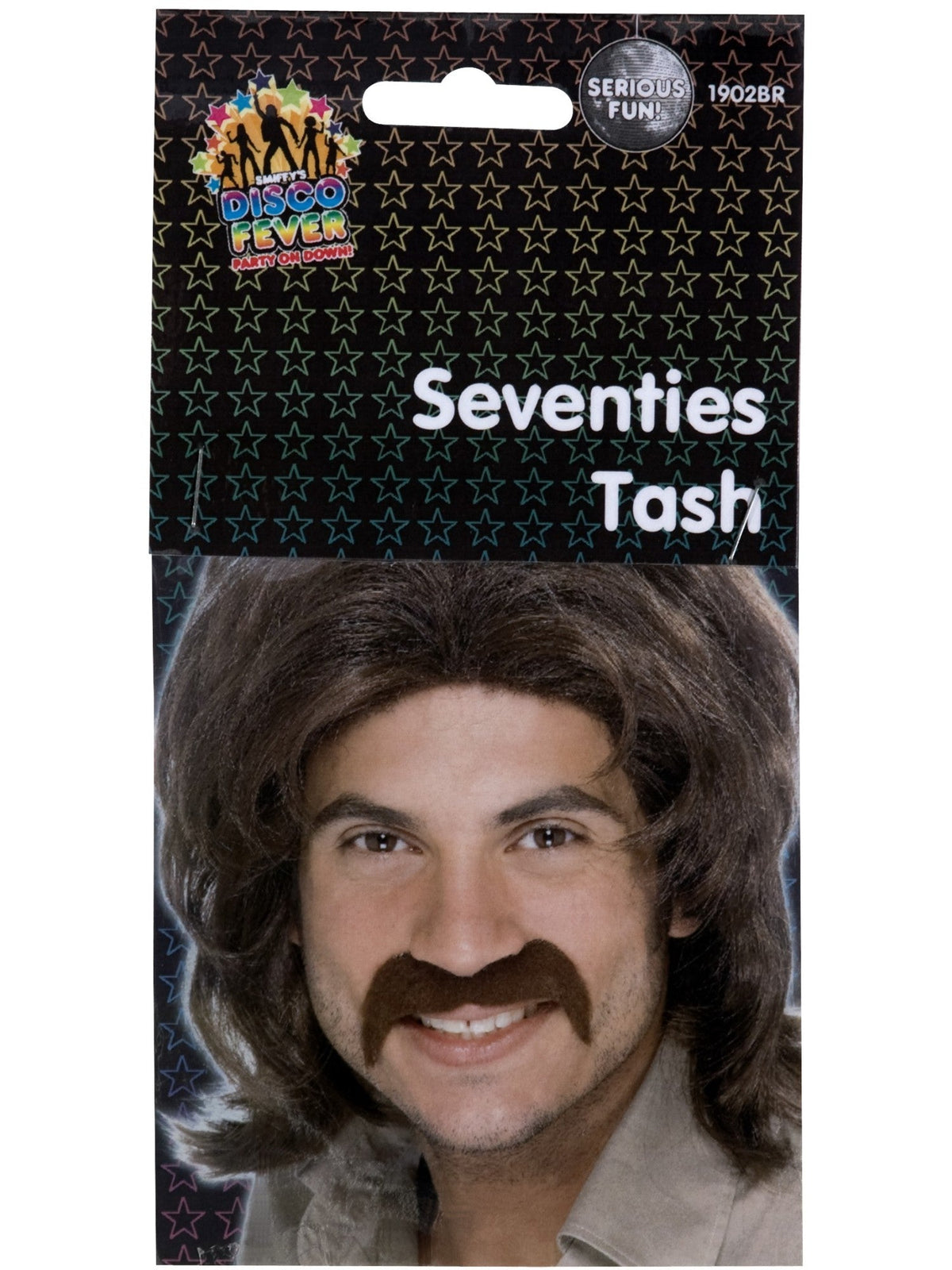 70'S MOUSTACHE, ADULT - Back
