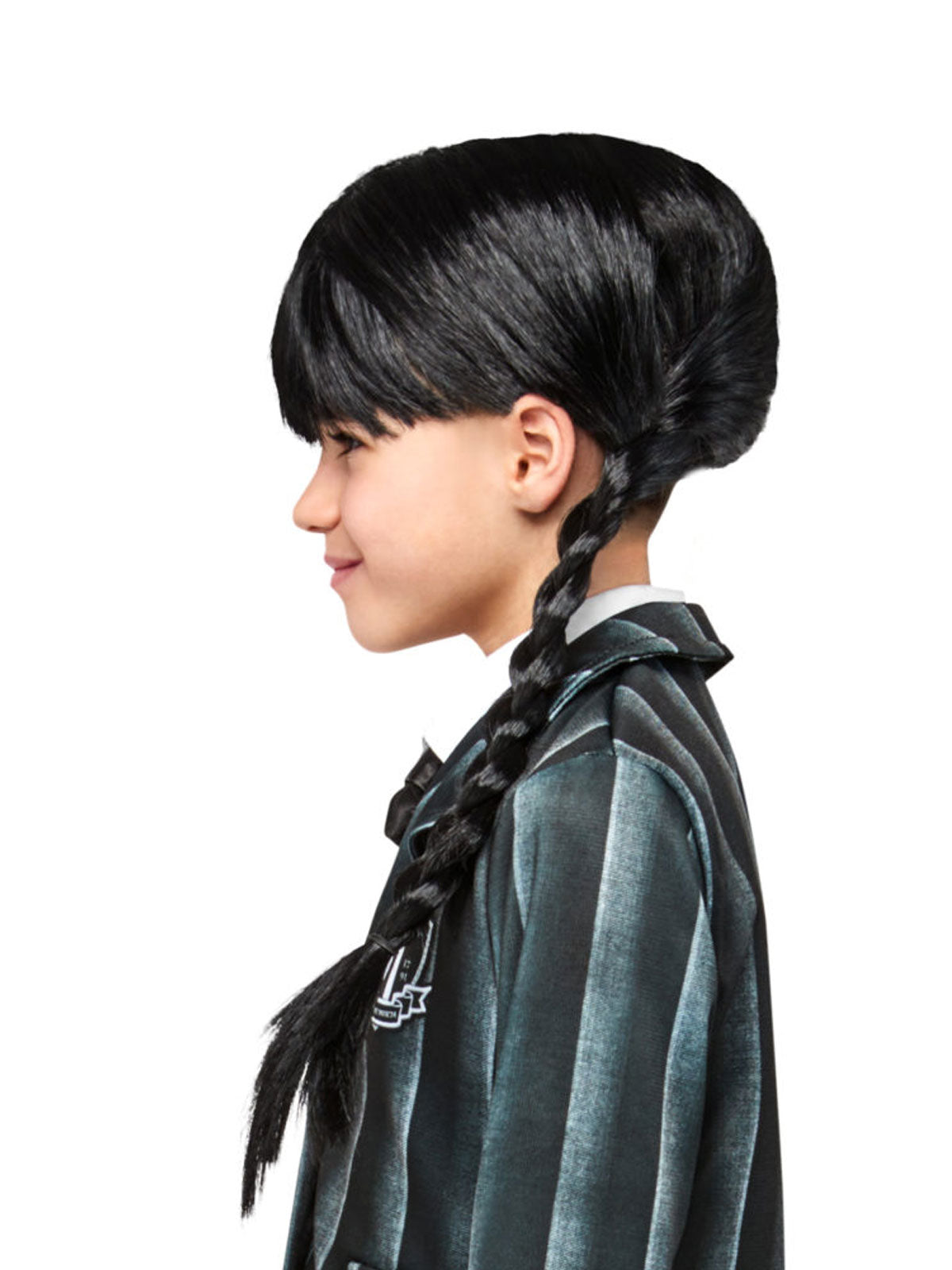 WEDNESDAY WIG (NETFLLIX SERIES) - CHILD - Side