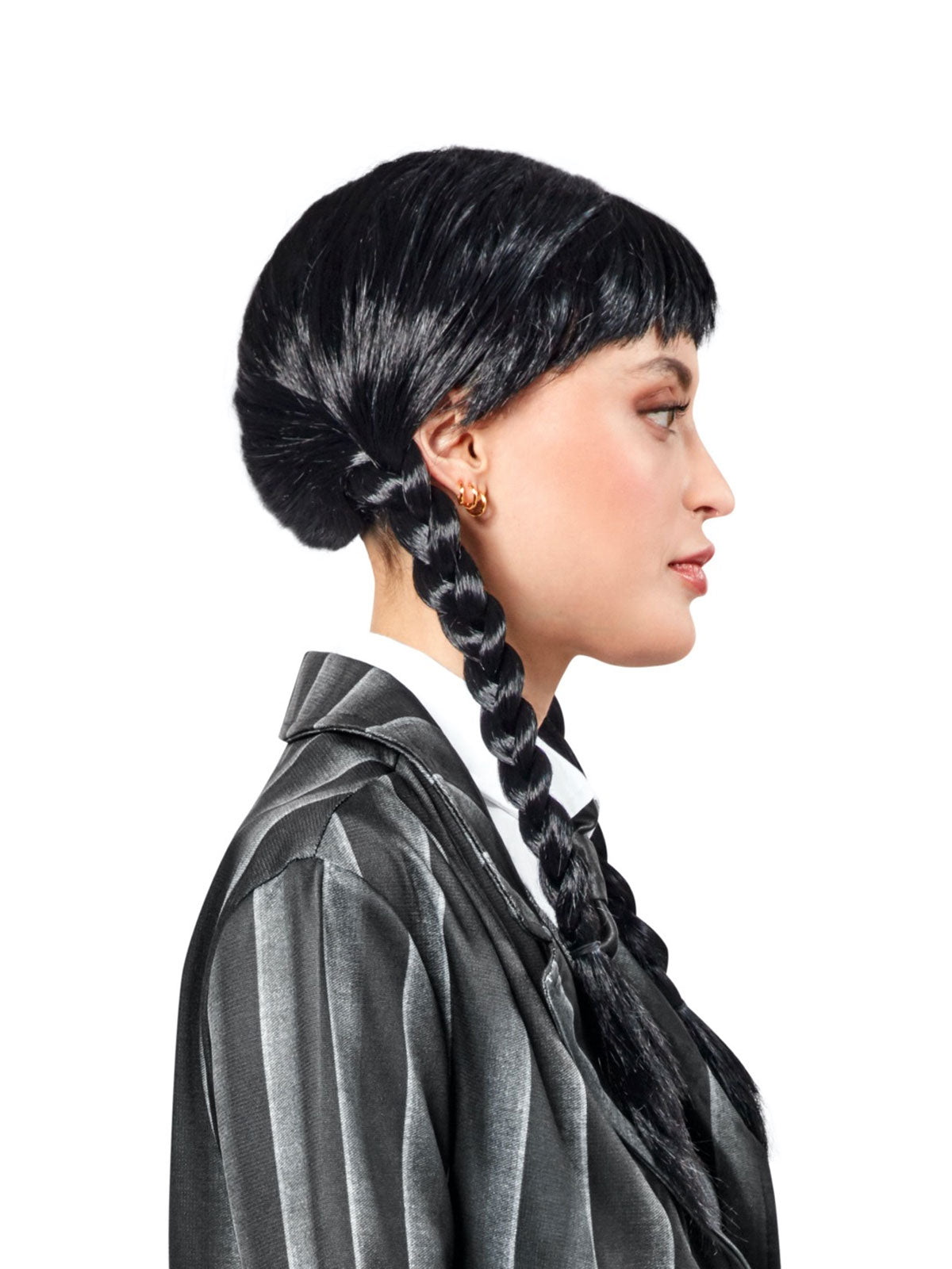 WEDNESDAY WIG (NETFLLIX SERIES) - ADULT - Back