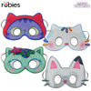 GABBY'S DOLLHOUSE FELT MASK ASSORTMENT 4PK SIZE 3+ - Front