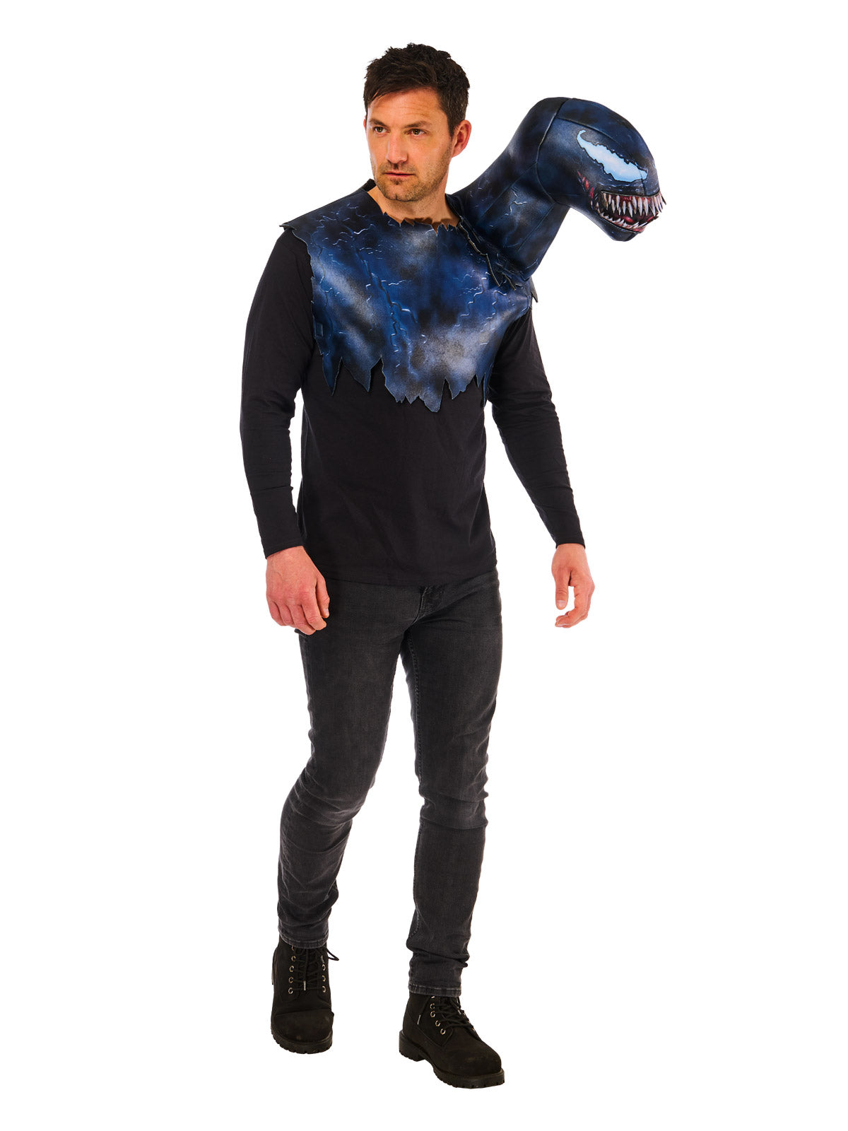 VENOM SYMBIOTE 3D COSTUME TOP - ADULT - Side
