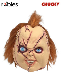 CHUCKY STITCHED-UP 3/4 MASK - ADULT - Front