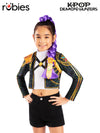 K-POP DEMON HUNTERS RUMI DELUXE CLIP ON HAIR BRAID (65cm)- CHILD - Front