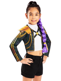 K-POP DEMON HUNTERS RUMI CLIP ON HAIR BRAID (40cm) - CHILD - Side