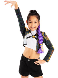K-POP DEMON HUNTERS RUMI CLIP ON HAIR BRAID (40cm) - CHILD