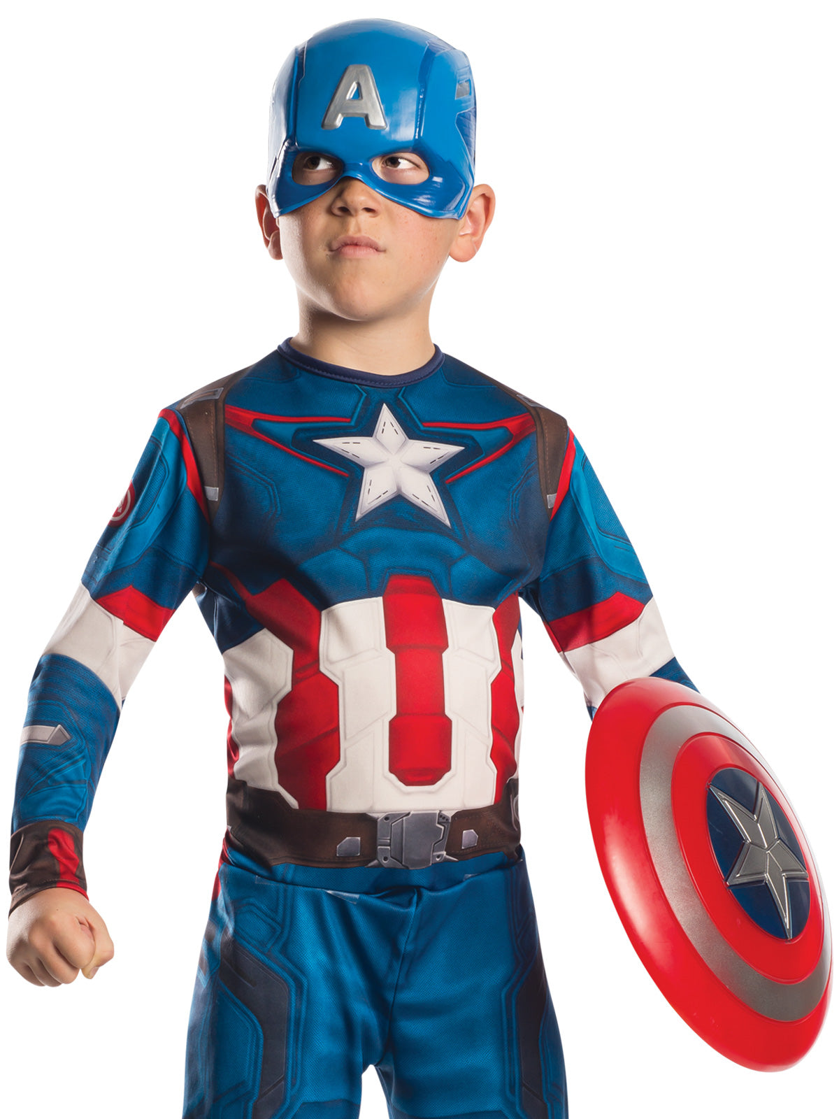 CAPTAIN AMERICA 12" SHIELD, CHILD - 6 Plus - Side