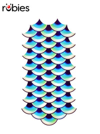 MERMAID SCALES LARGE TATTOO KIT - 14 Plus - Front