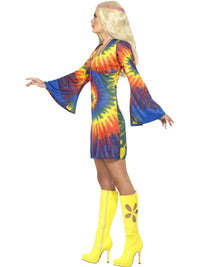 60'S TIE DYE COSTUME, ADULT - Back