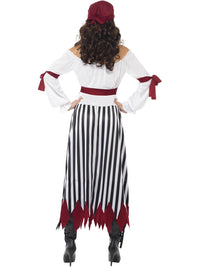 PIRATE LADY COSTUME, ADULT - M - Packaging