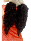 BLACK ANGEL WINGS (SMALL) - ADULT - Front
