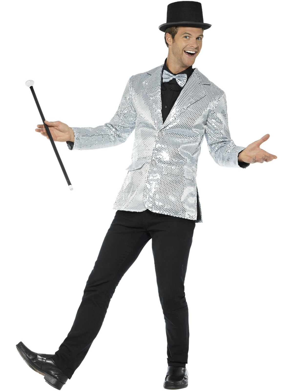 SEQUIN SILVER JACKET, ADULT - Packaging