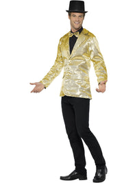SEQUIN GOLD JACKET, ADULT - Back