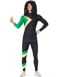 JAMAICAN HERO COSTUME, ADULT - M - Packaging