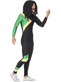JAMAICAN HERO COSTUME, ADULT - M - Back