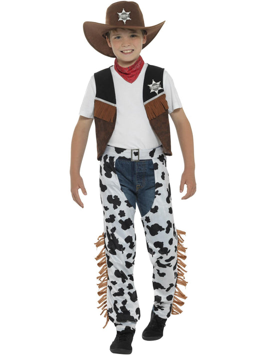 TEXAN COWBOY COSTUME, CHILD - L - Front