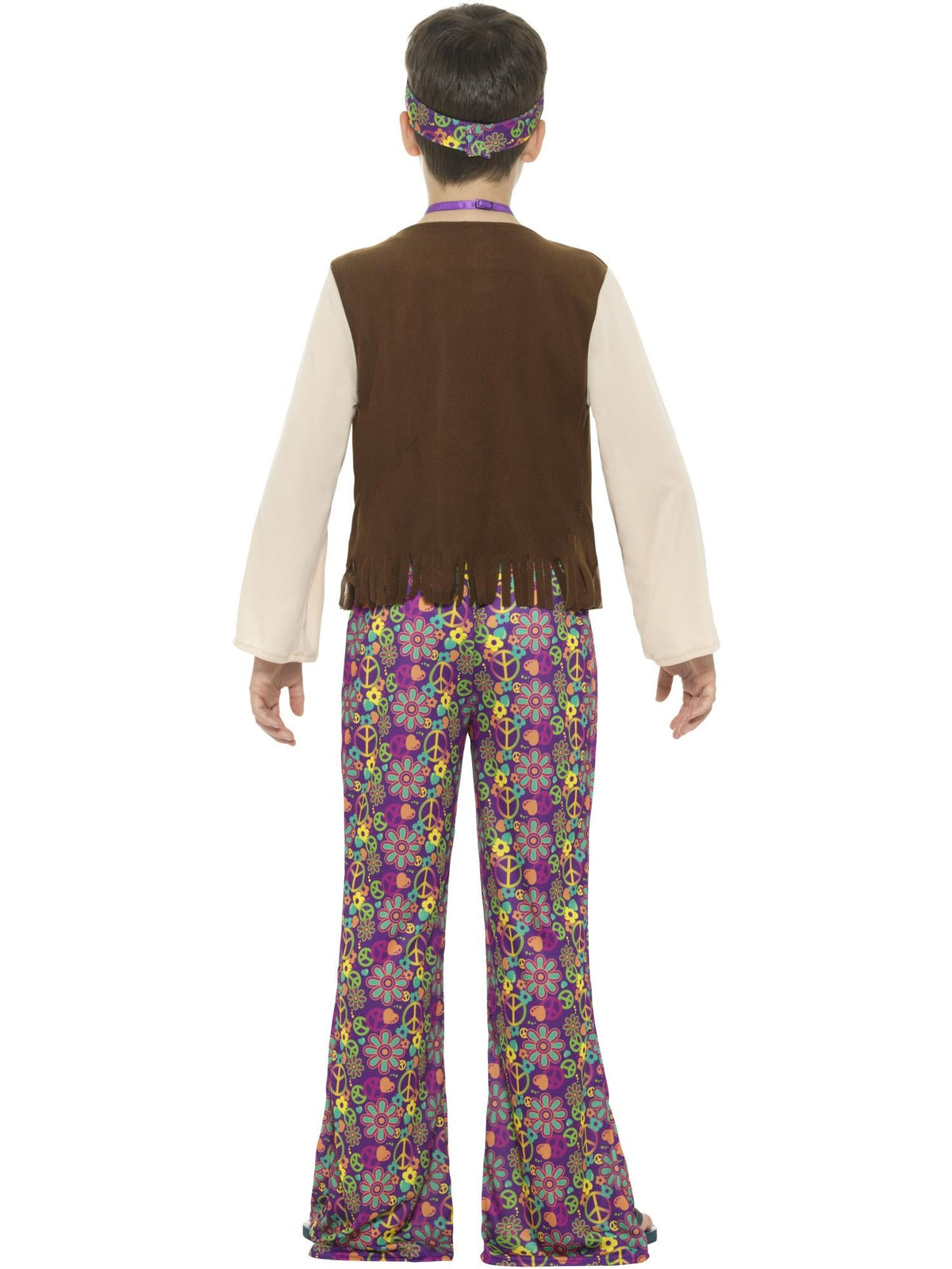 HIPPIE BOY COSTUME, CHILD - S - Side