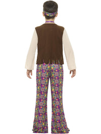 HIPPIE BOY COSTUME, CHILD - S - Side