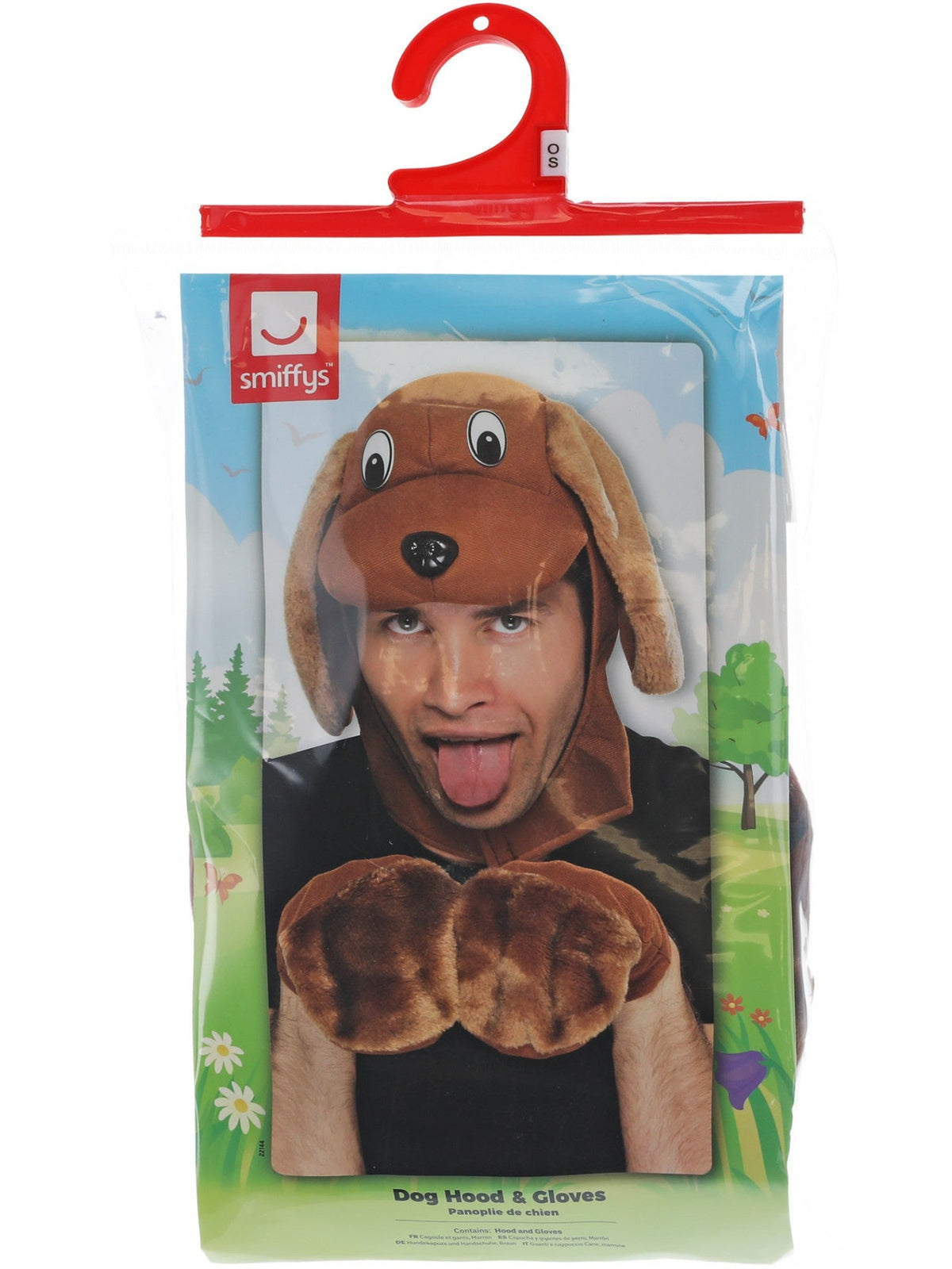 DOG HOOD &amp; GLOVES KIT, ADULT - Side