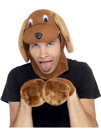 DOG HOOD &amp; GLOVES KIT, ADULT - Front