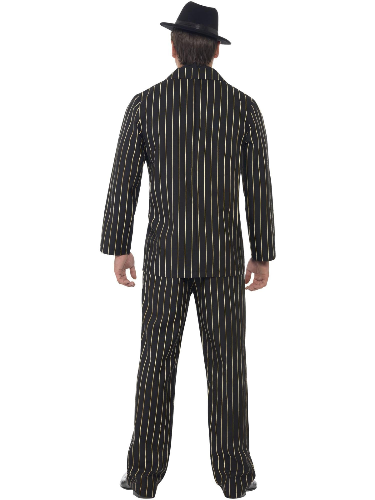 GANGSTER GOLD PINSTRIPE COSTUME, ADULT - Side