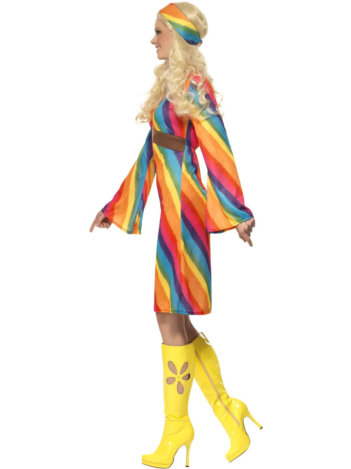 RAINBOW HIPPIE COSTUME - Side
