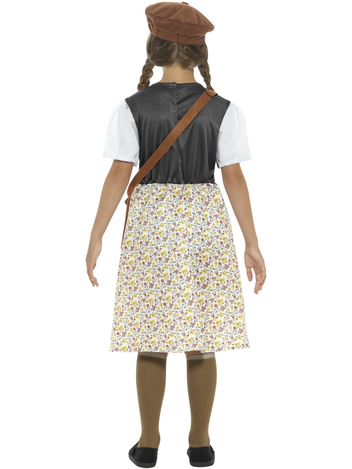EVACUEE SCHOOL GIRL COSTUME, CHILD - S - Packaging