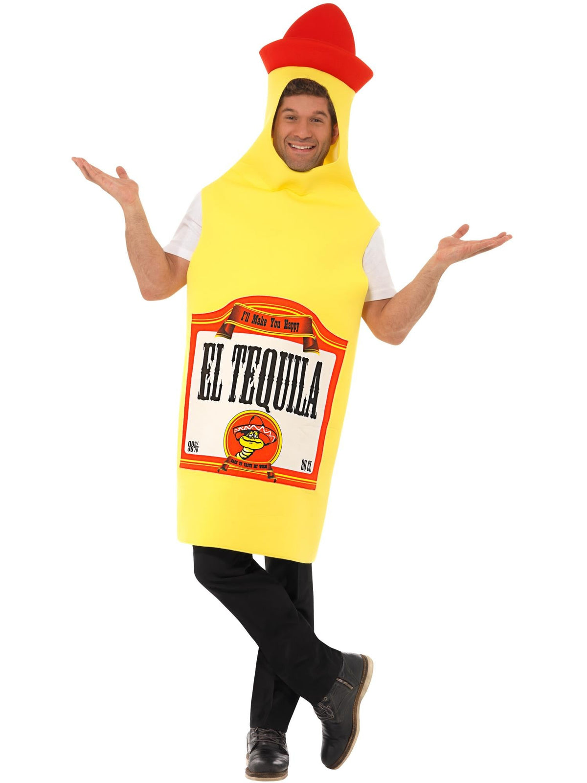 TEQUILA BOTTLE COSTUME, ADULT - Packaging