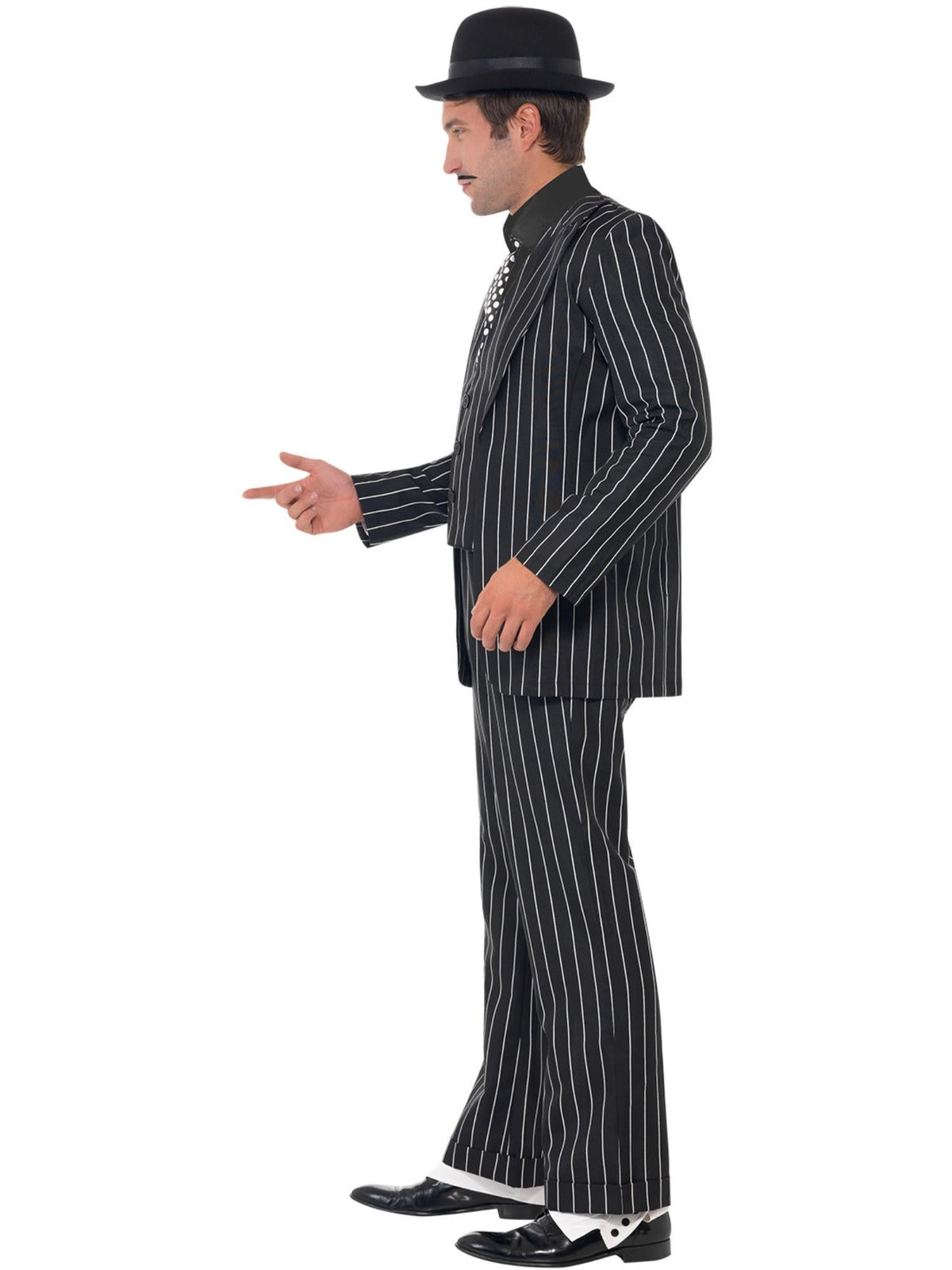 GANGSTER BOSS DELUXE COSTUME, ADULT - Back