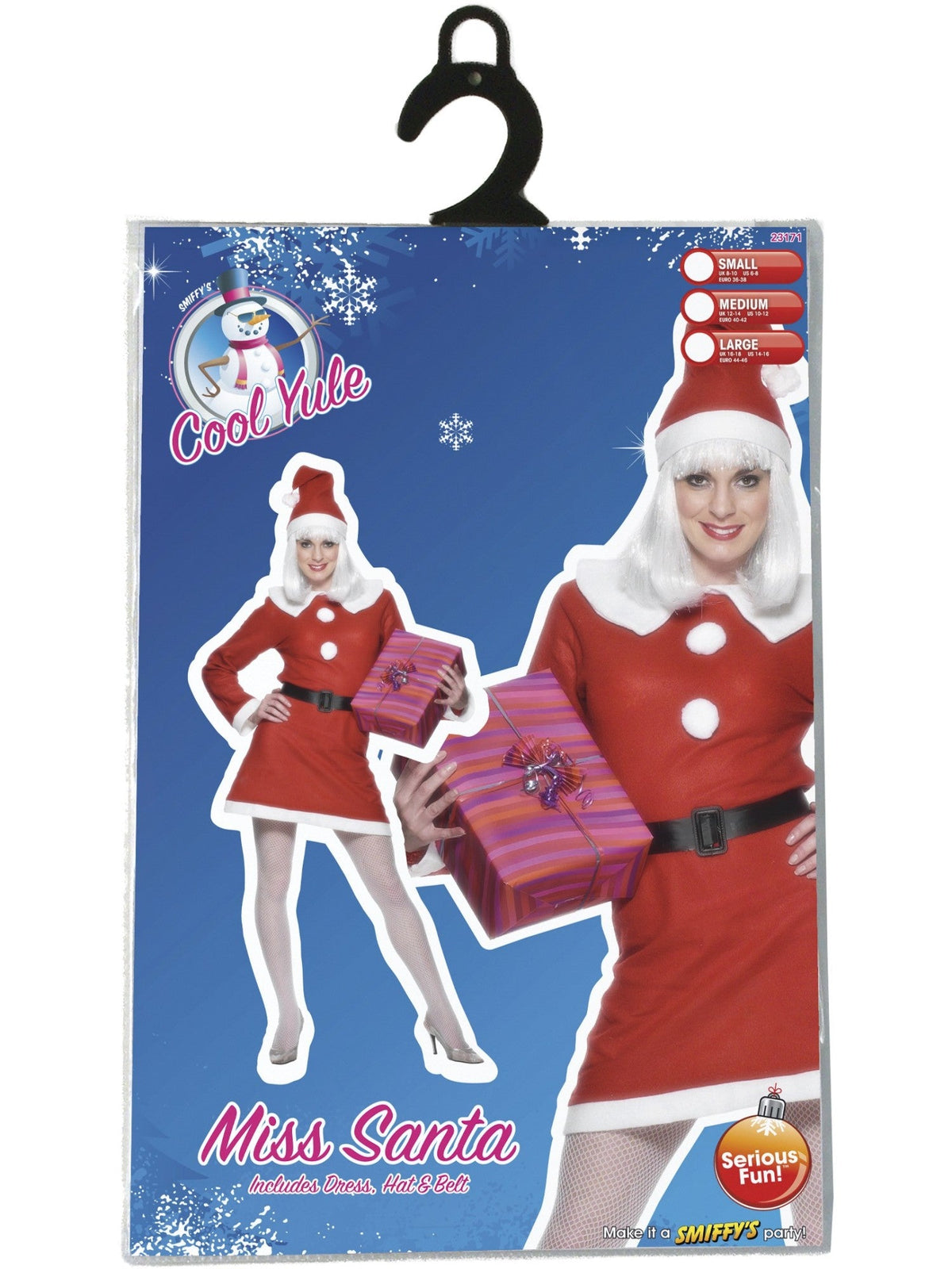 MISS SANTA COSTUME, ADULT - Packaging