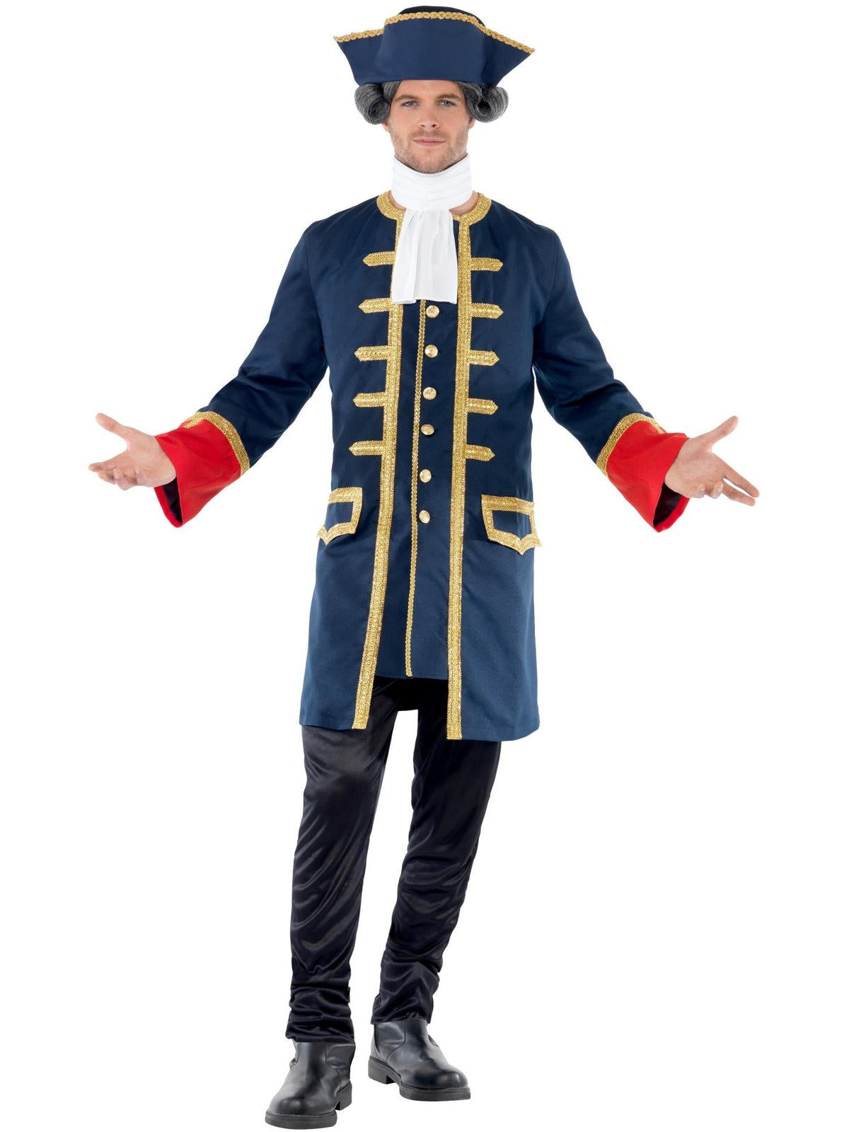 PIRATE COMMANDER COSTUME, ADULT - Packaging