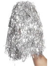 POM POMS METALLIC, SILVER - Front