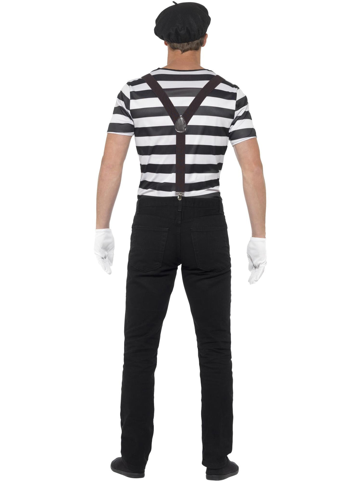 MIME ARTIST COSTUME, ADULT - M - Side